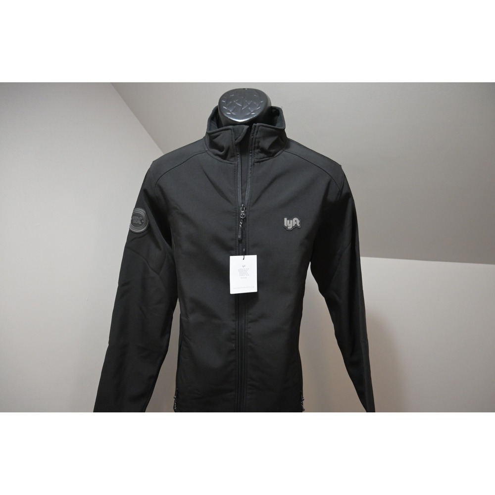 Lyft Softshell Jacket Mens XL Black 1K Driver Club Full Zip NWT NEW
